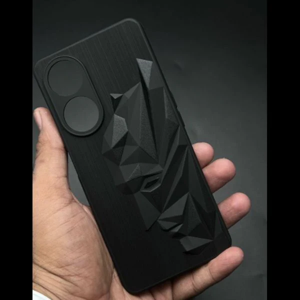 Superhero Engraved logo silicon Case for Oppo F23 5g - Image 2