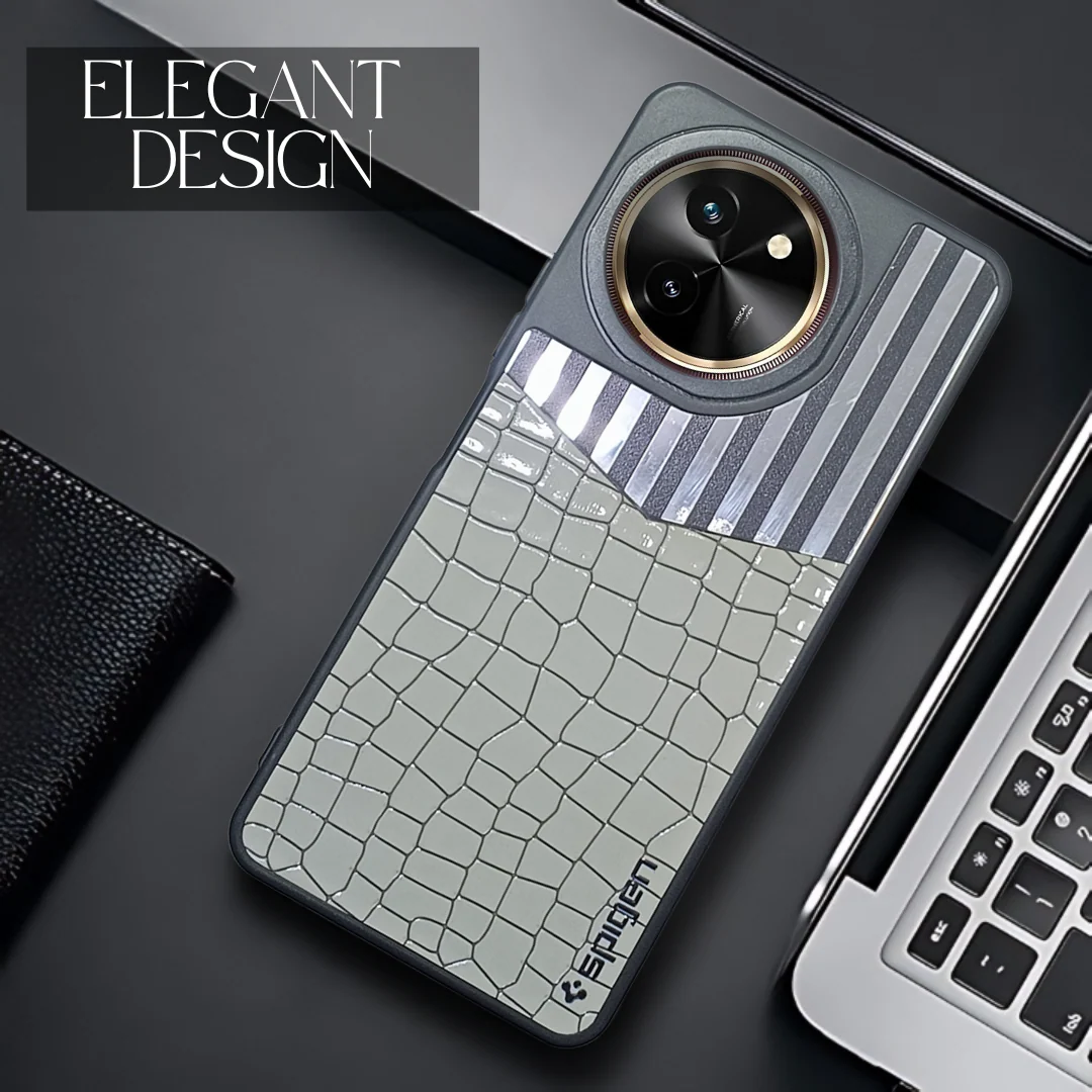 TexturGuard Grey Silicone Case for Vivo T3X