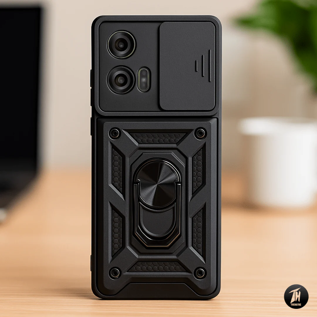 TitanArmor Black Silicone case for Motorola G85 - Image 2