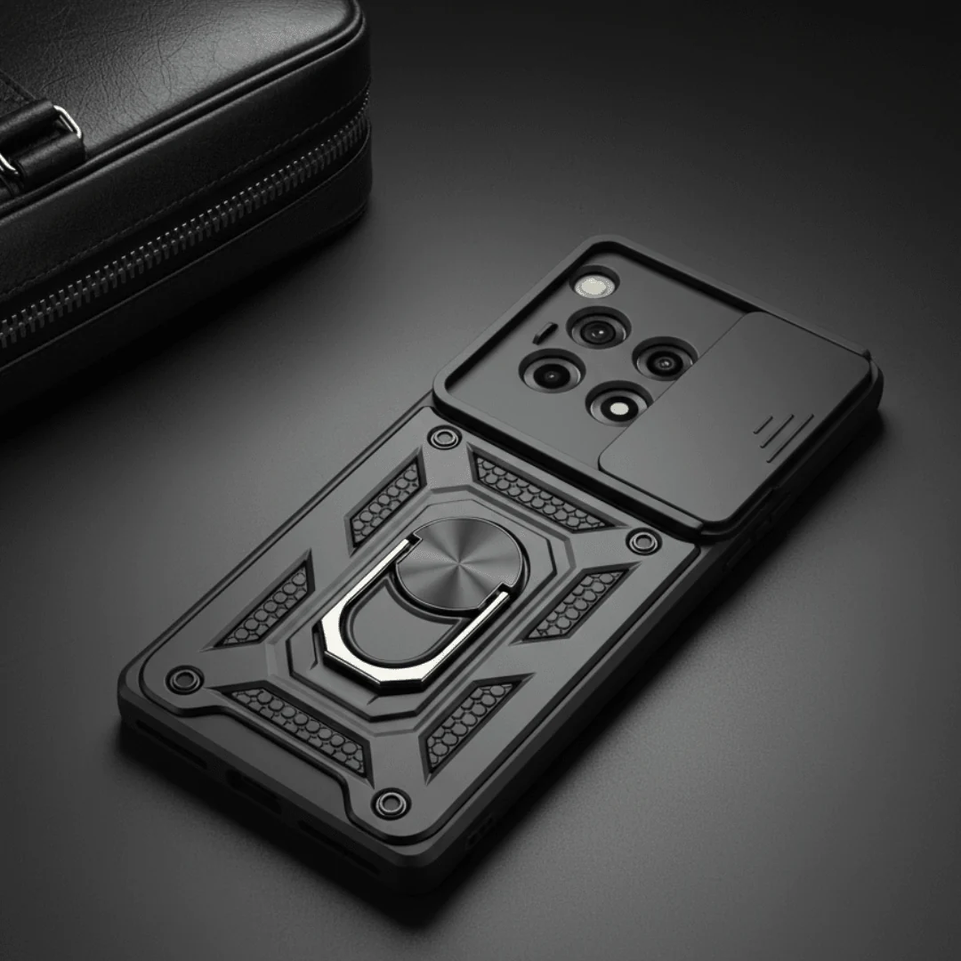 TitanArmor Black Silicone case for Oneplus 12r