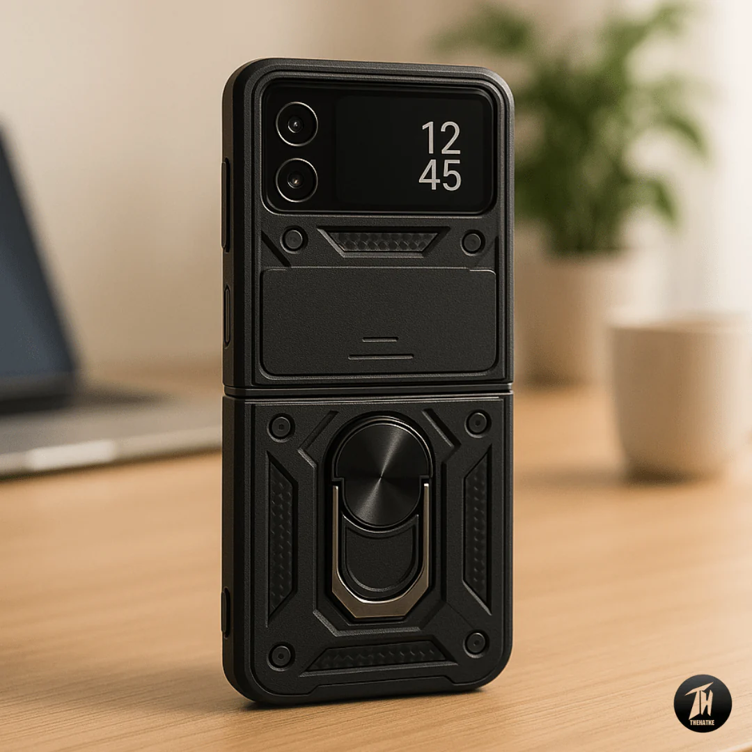 TitanArmor Black Silicone case for Samsung Z Flip 3 5G