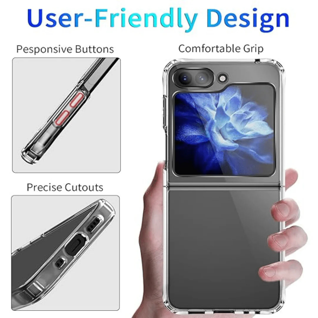 Transparent TPU Silicone case for Samsung Galaxy Z FLIP 6 - Image 6