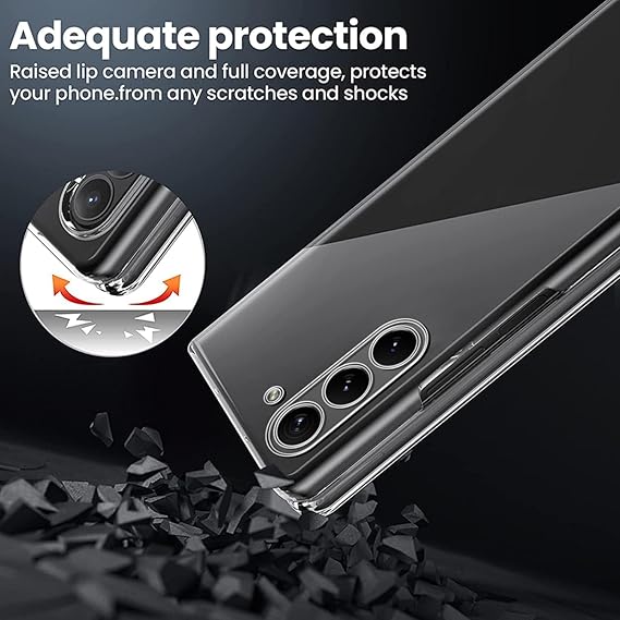 Transparent TPU Silicone case for Samsung Z Fold 5 - Image 2