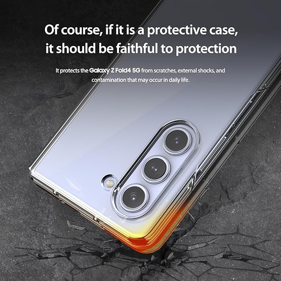 Transparent TPU Silicone case for Samsung Z Fold 5 - Image 3