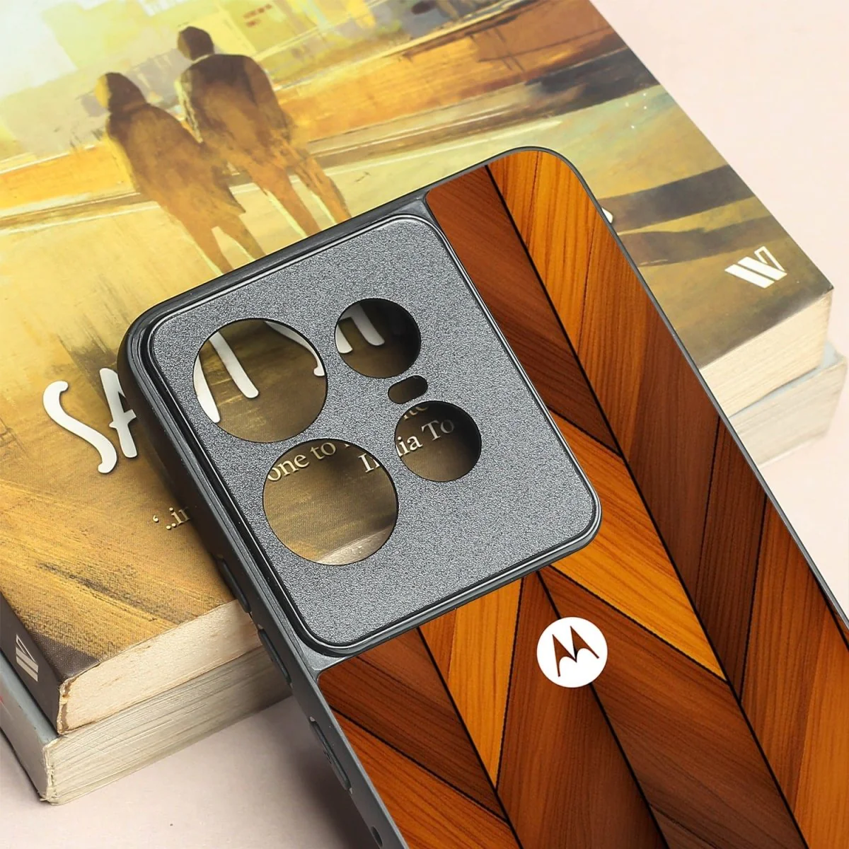 V-Wood Luxe metal back case for Motorola Edge 50 Pro - Image 3