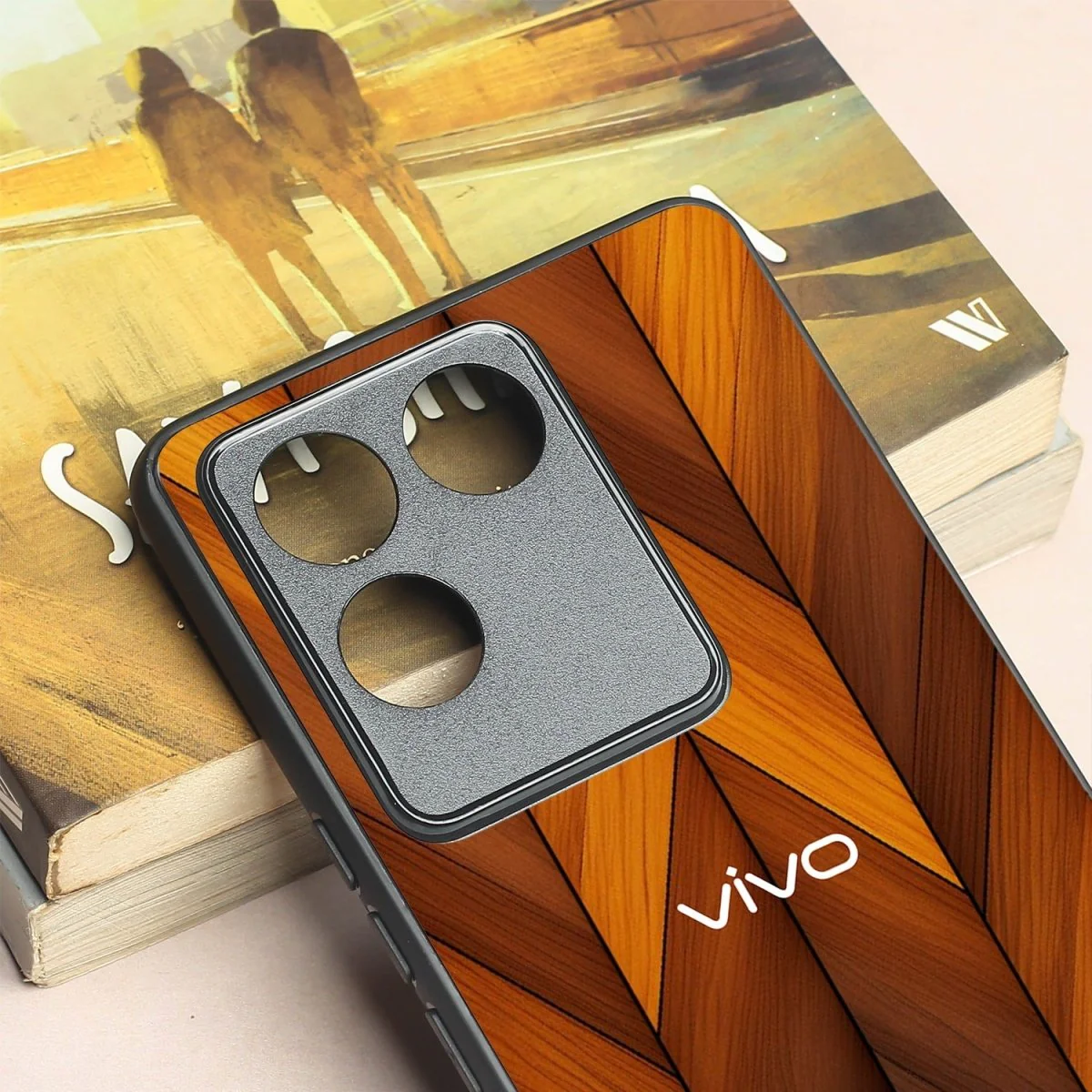 V-Wood Luxe metal back case for Vivo T2 Pro - Image 3
