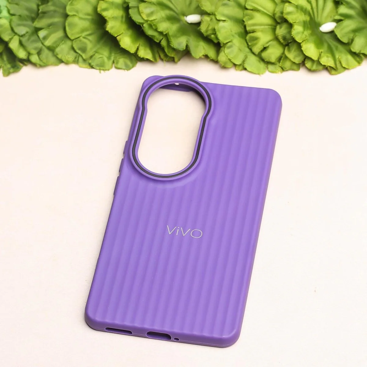 Voilet SleekLine Silicone Case for Vivo V50 - Image 2