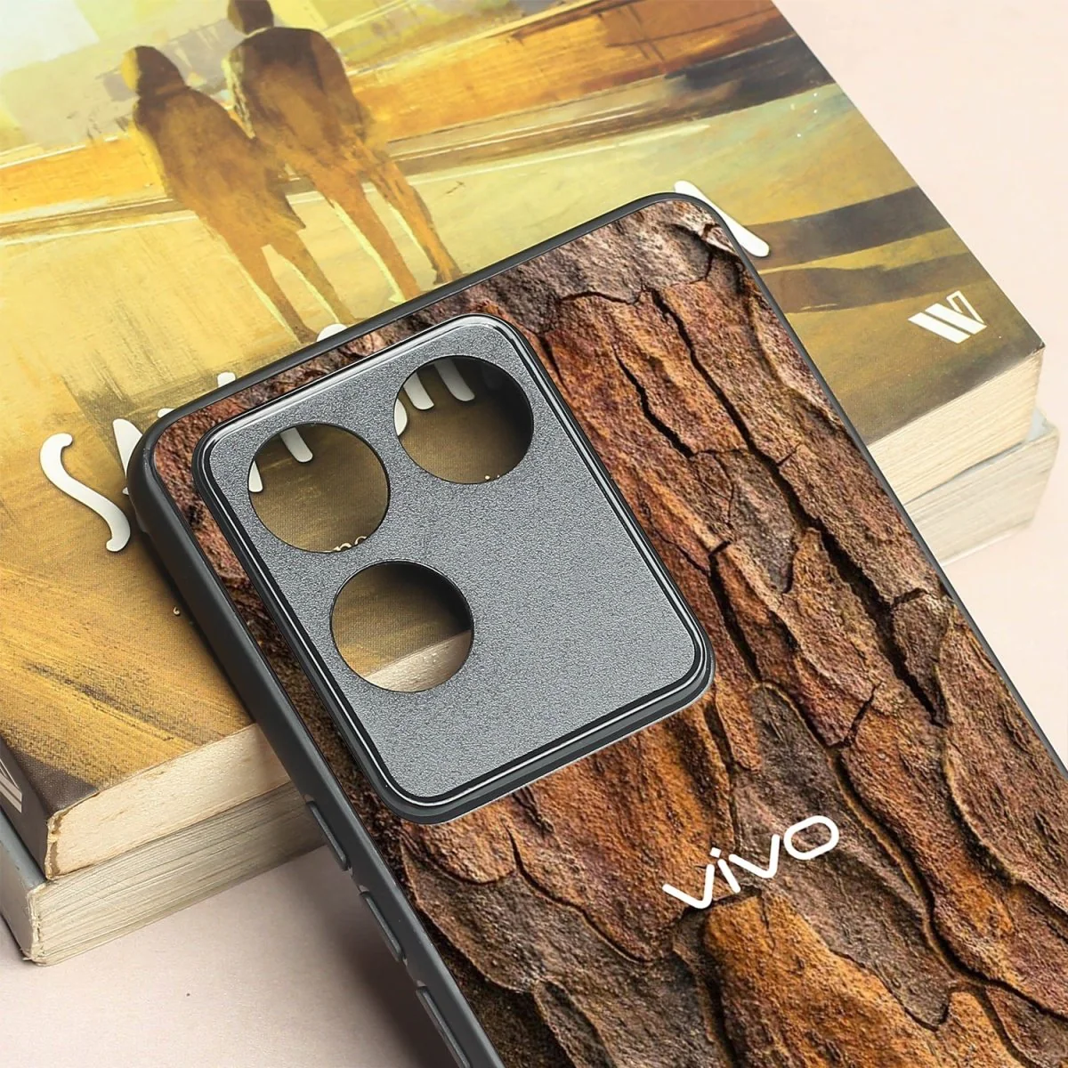 Wavy Grain metal back case for Vivo T2 Pro - Image 3