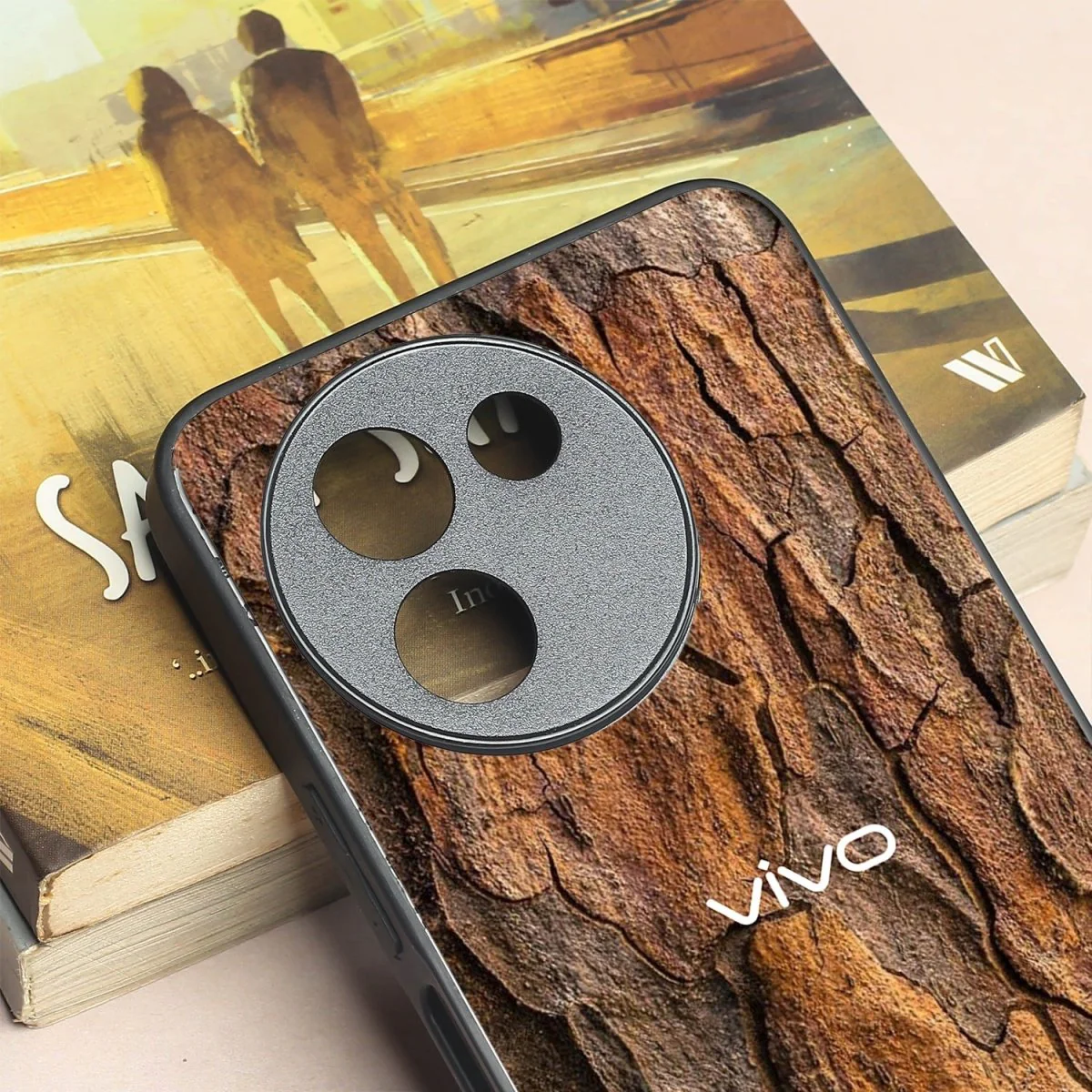 Wavy Grain metal back case for Vivo T3X - Image 3