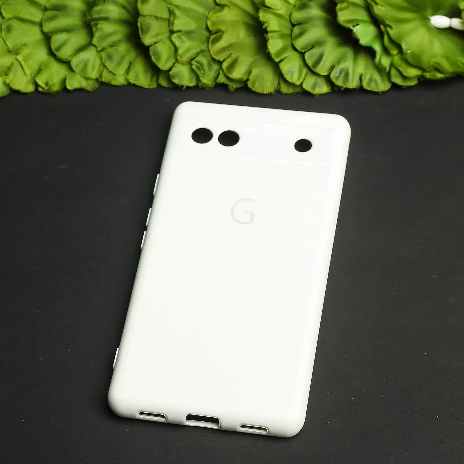 White Camera Original Silicone case for Google Pixel 6A - Image 2