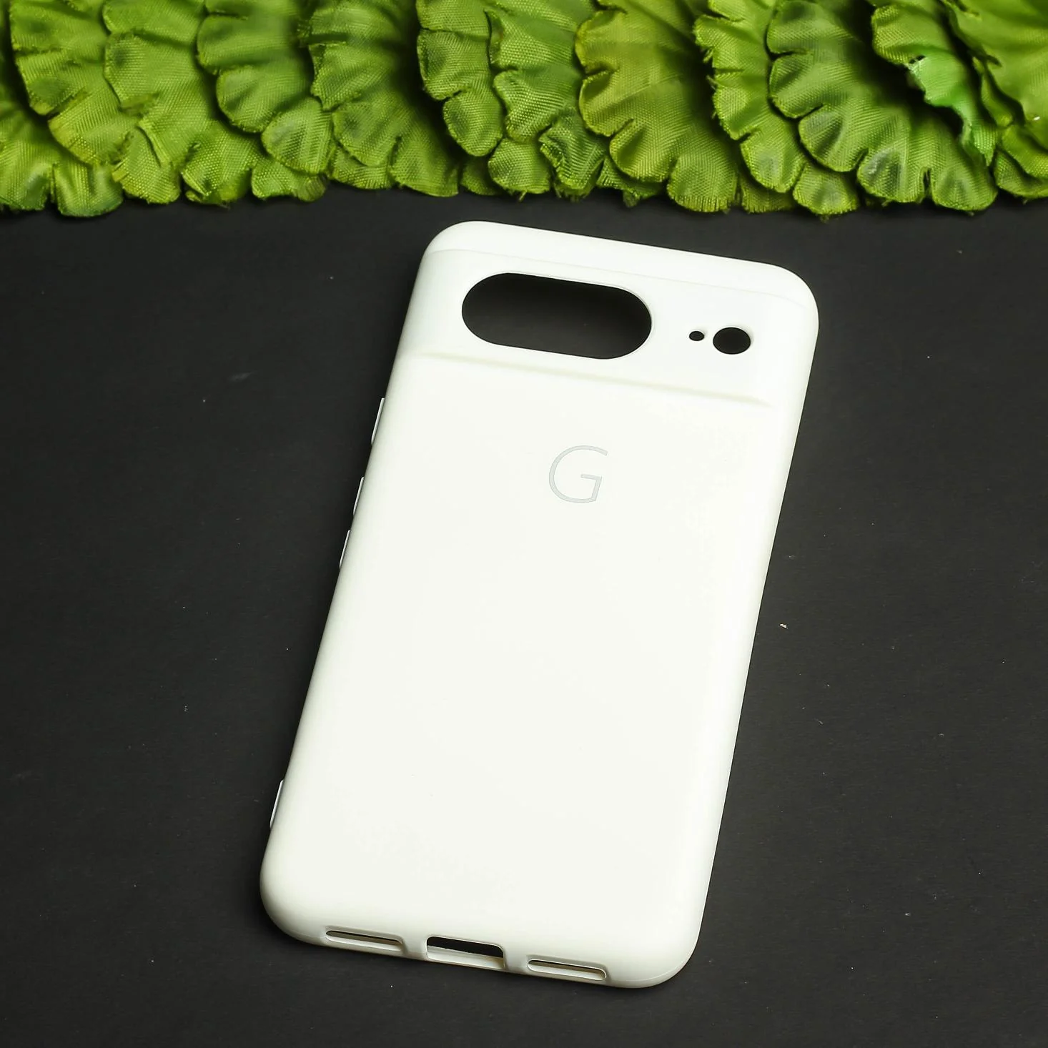 White Camera Original Silicone case for Google Pixel 8 - Image 2