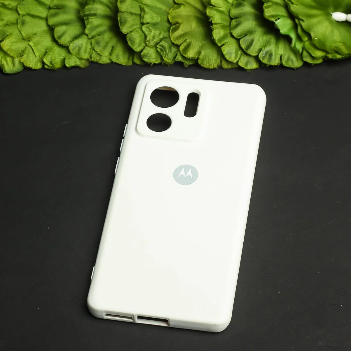 White Camera Original Silicone case for Motorola Edge 40 - Image 2