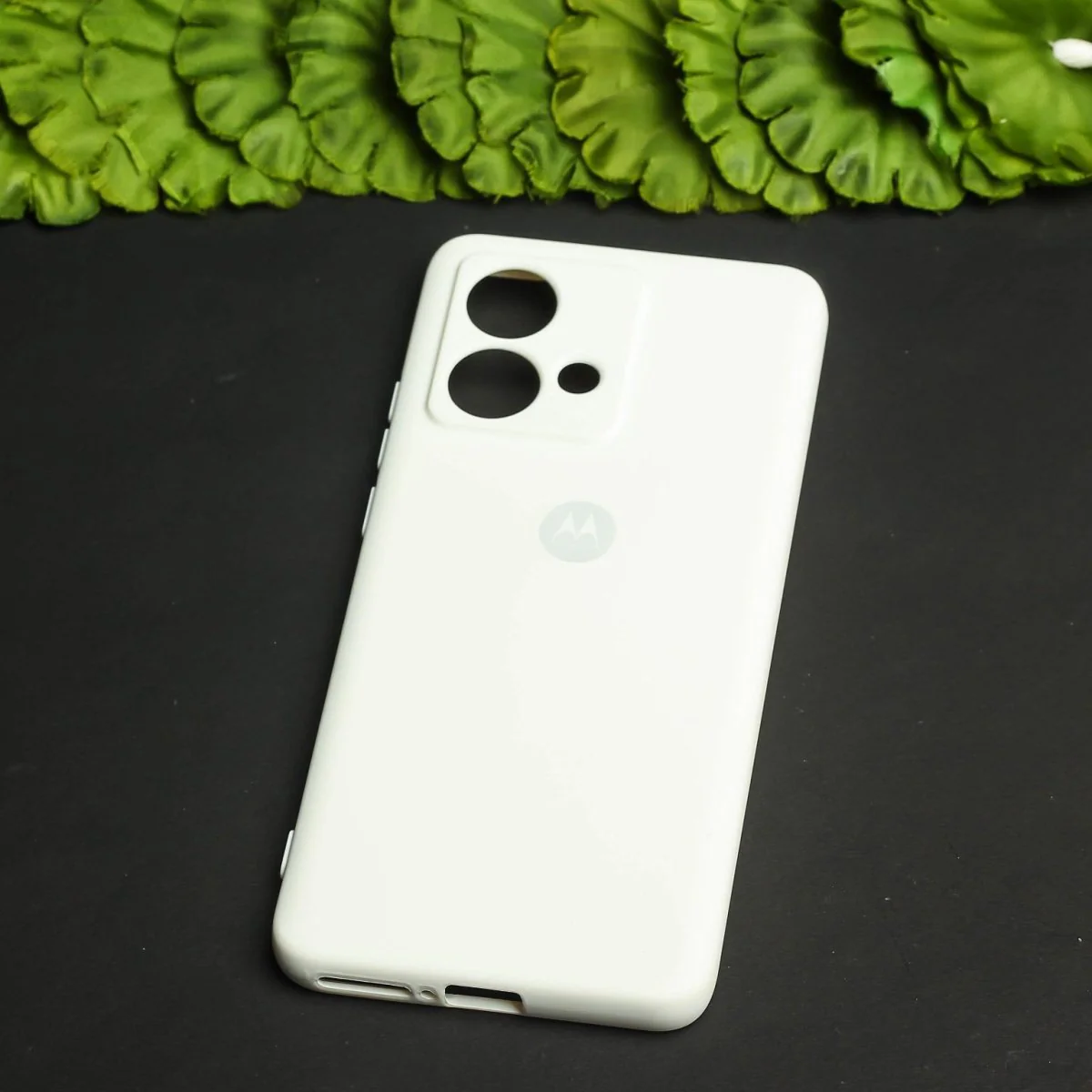 White Camera Original Silicone case for Motorola G84 - Image 2