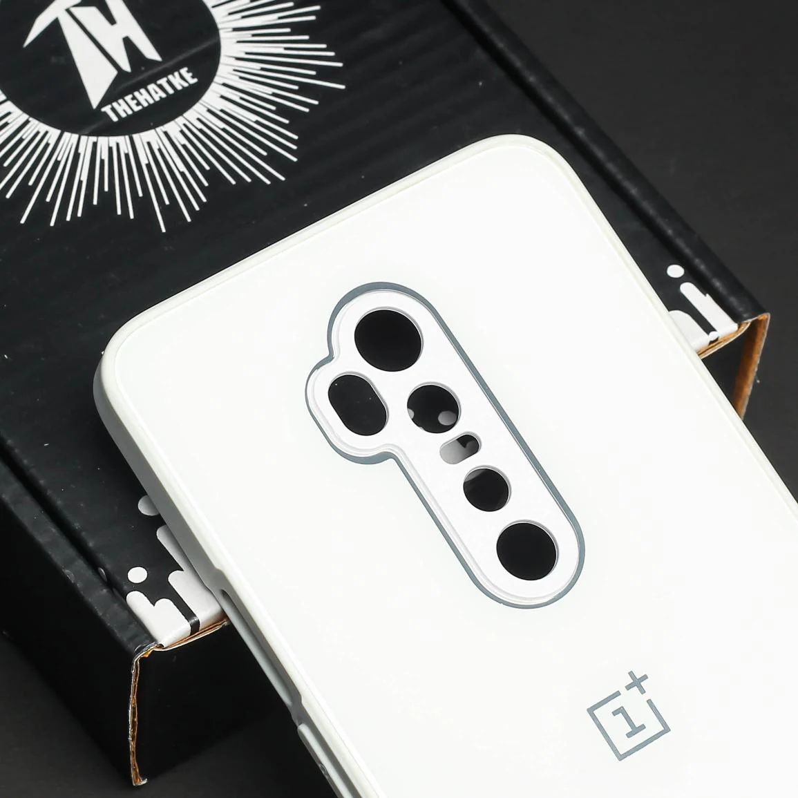 White camera Safe mirror case for Oneplus 7 Pro - Image 4