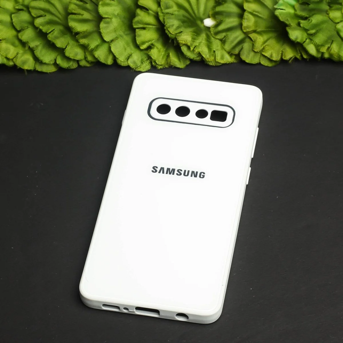 White camera Safe mirror case for Samsung S10 Plus - Image 2