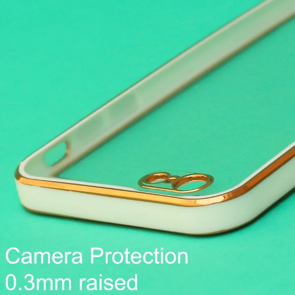 White Electroplated Transparent Case for Apple iphone 6/6s - Image 4
