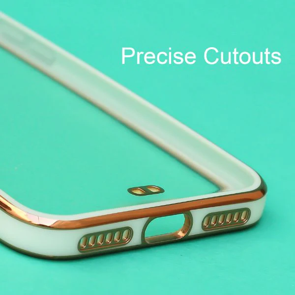 White Electroplated Transparent Case for Apple iphone 7 - Image 6