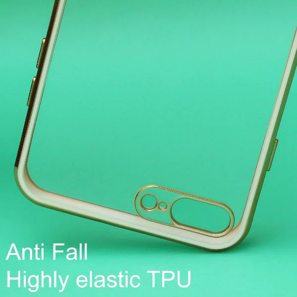 White Electroplated Transparent Case for Apple iphone 7 Plus - Image 2