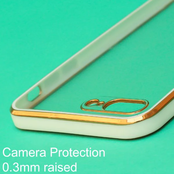 White Electroplated Transparent Case for Apple iphone 7 Plus - Image 4