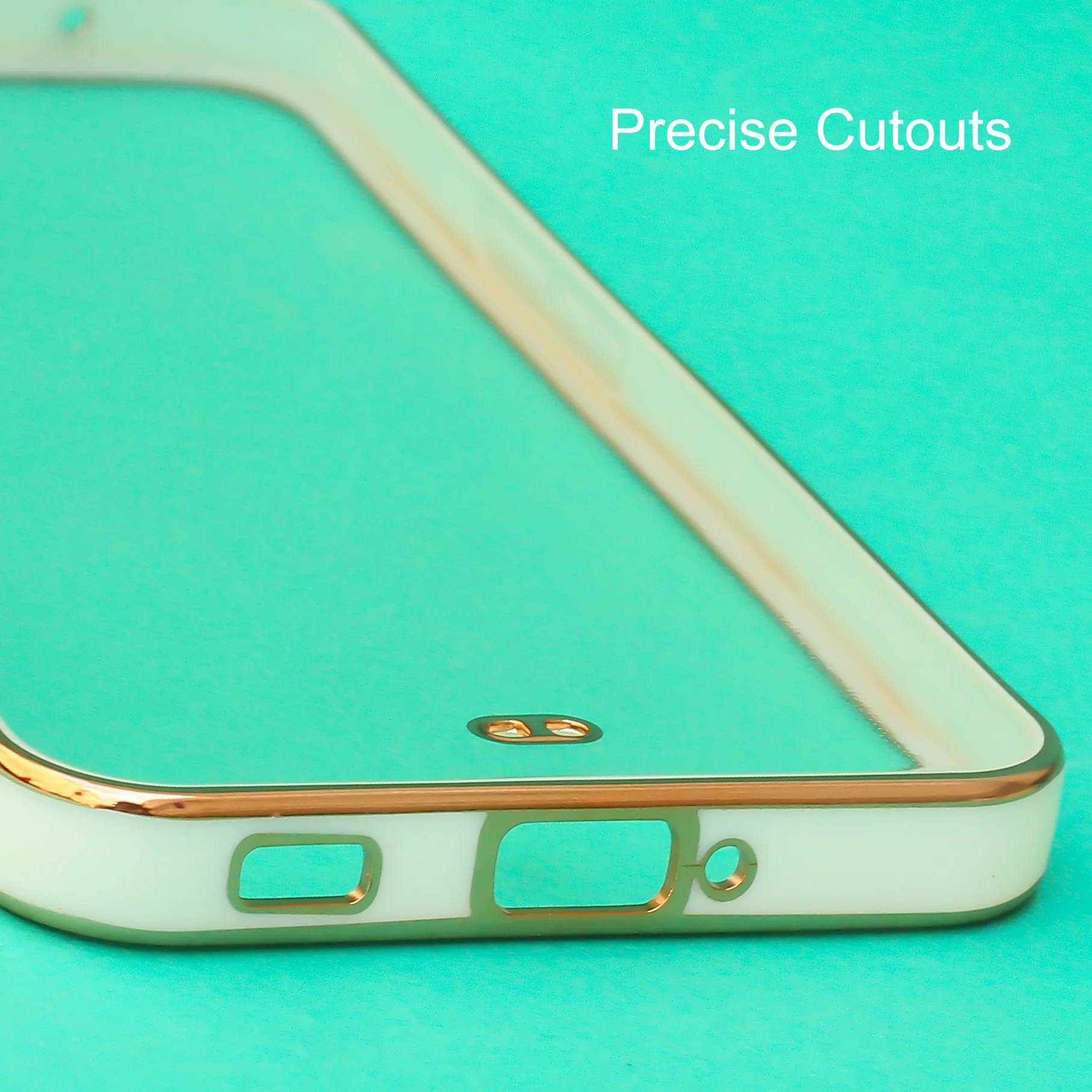 White Electroplated Transparent Case for Nothing Phone 1 - Image 6