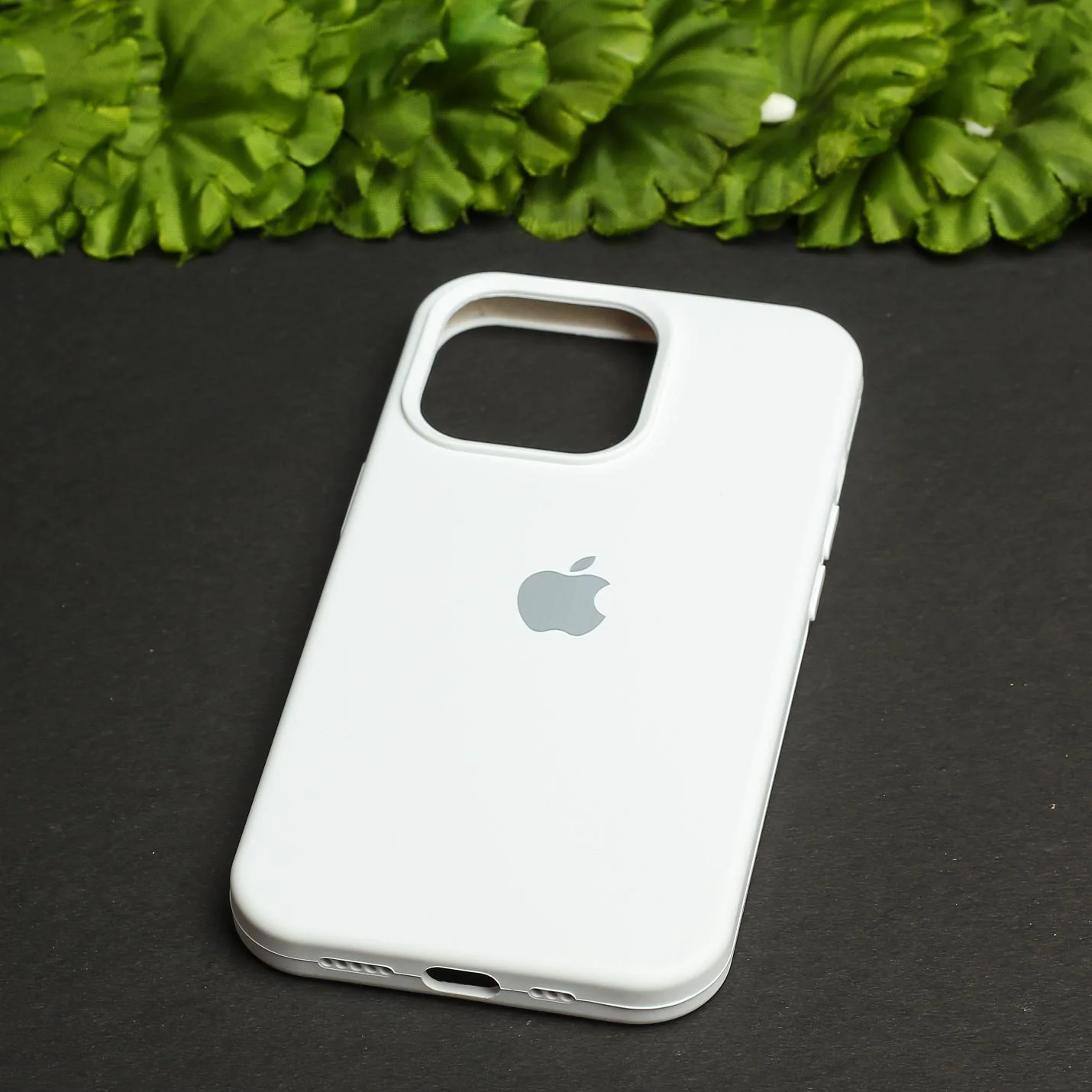 White Original Silicone case for Apple iphone 14 Pro Max - Image 2