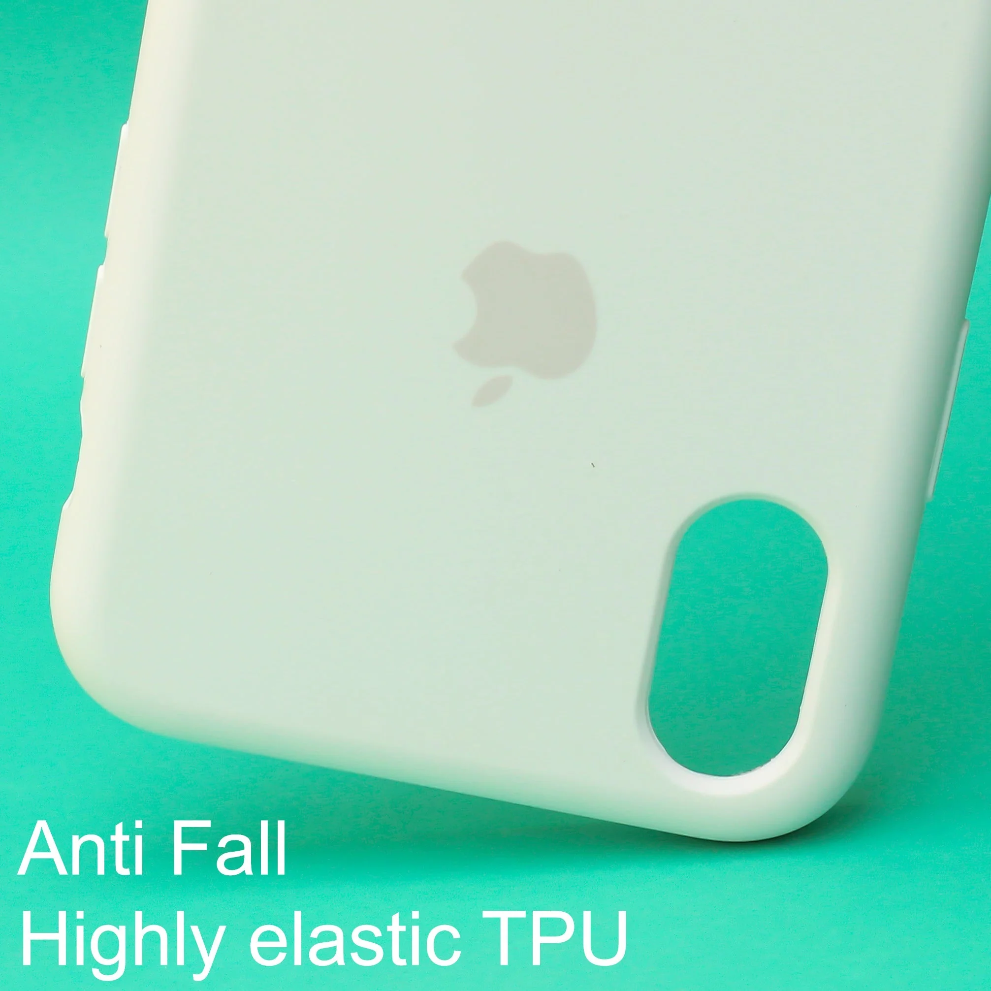 White Original Silicone case for Apple iPhone XS Max - Image 3