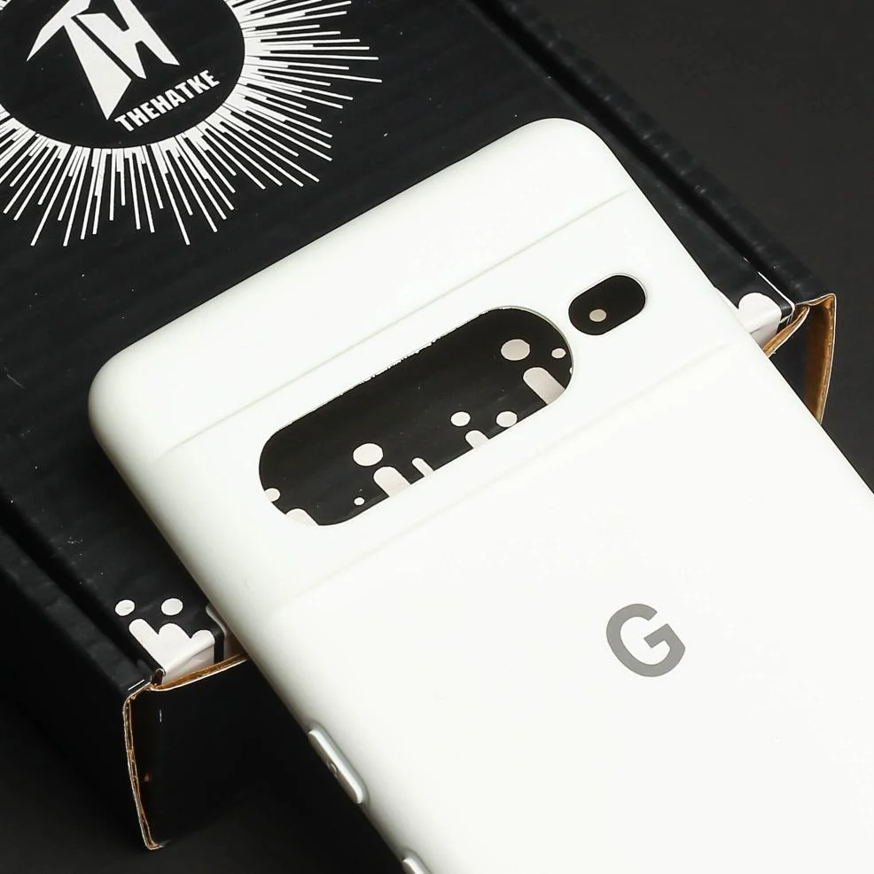 White Original Silicone case for Google Pixel 8a - Image 4