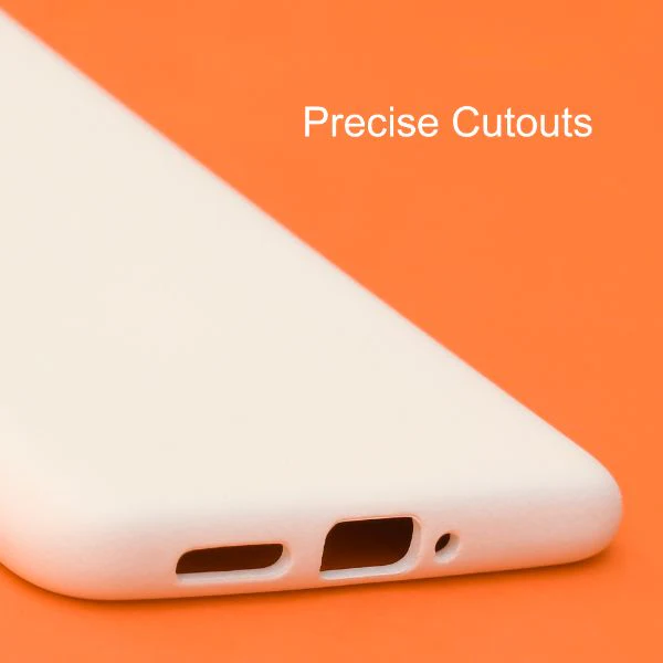 White Original Silicone case for Oneplus 7T - Image 5