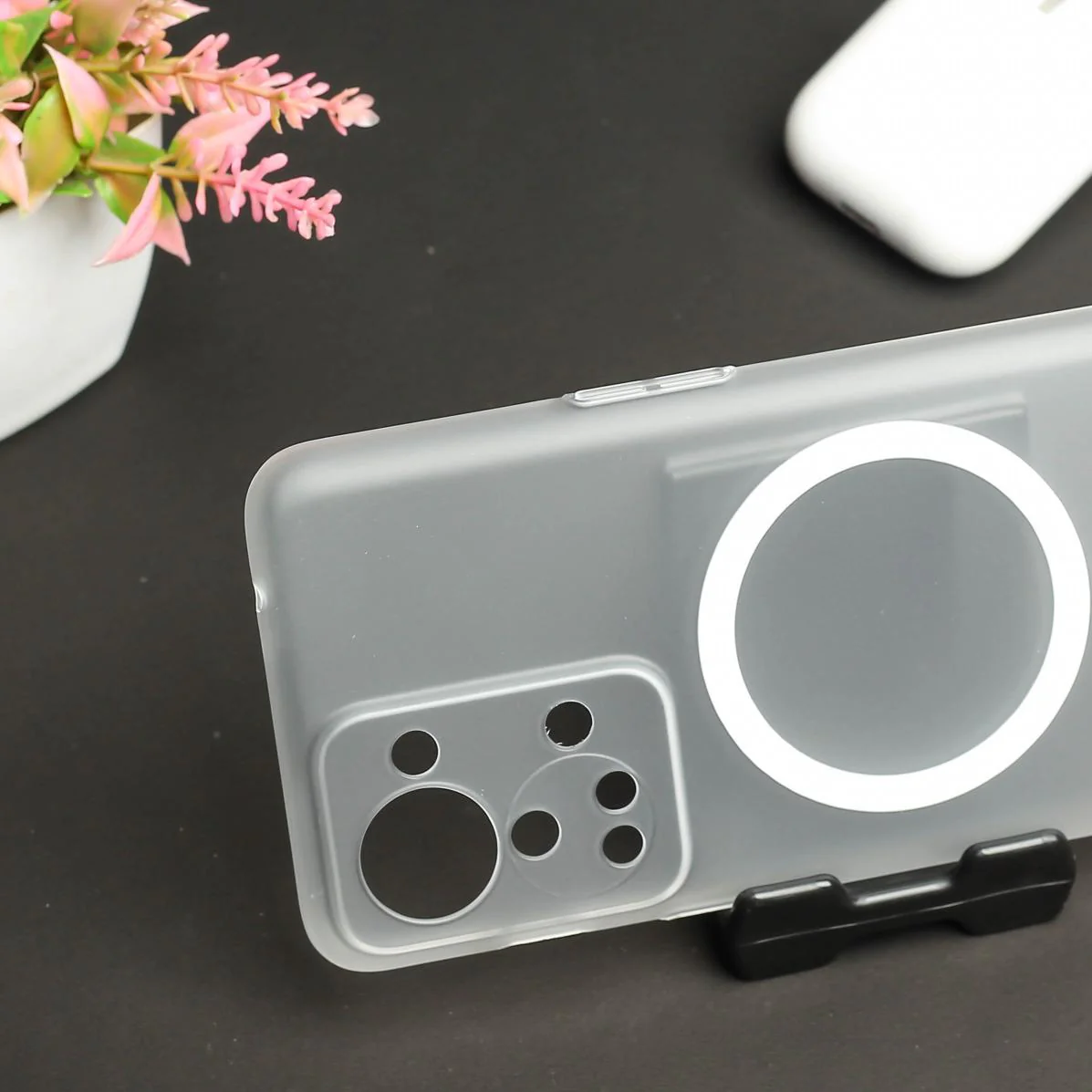 White Paper Matte Magsafe Case for Oneplus Nord 2T - Image 3
