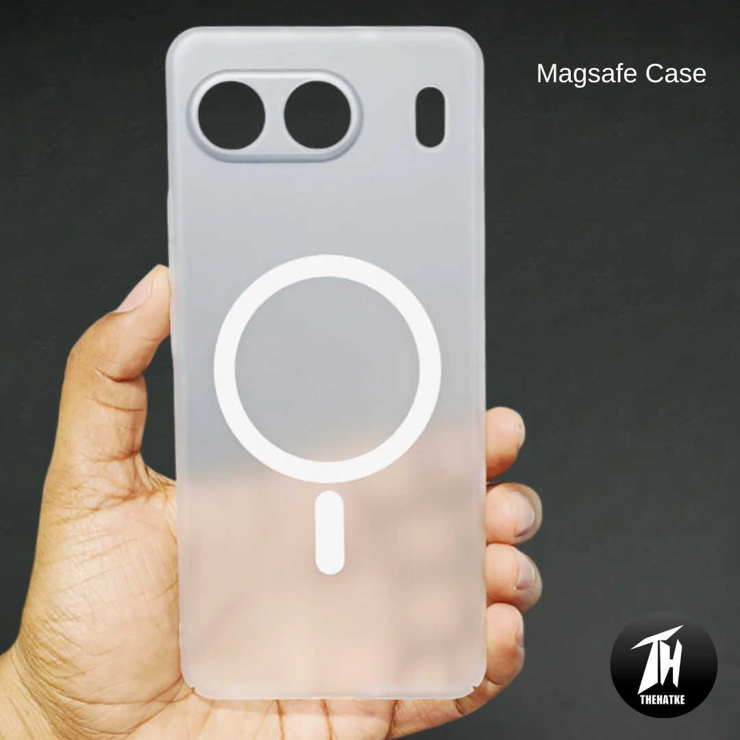 White Paper Matte Magsafe Case for Oneplus Nord 4 - Image 5