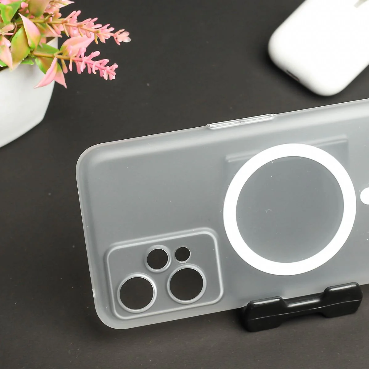 White Paper Matte Magsafe Case for Oneplus Nord Ce 2 Lite - Image 3