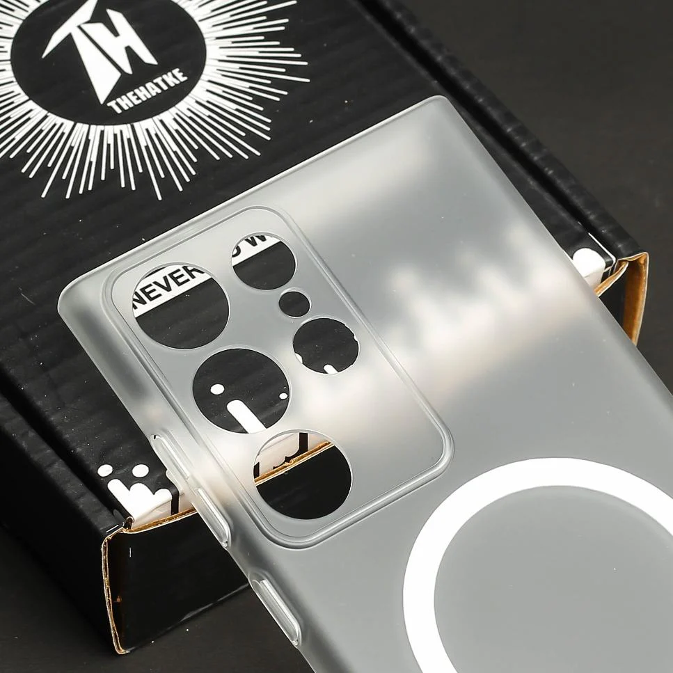 White Paper Matte Magsafe Case for Samsung S25 Ultra - Image 4