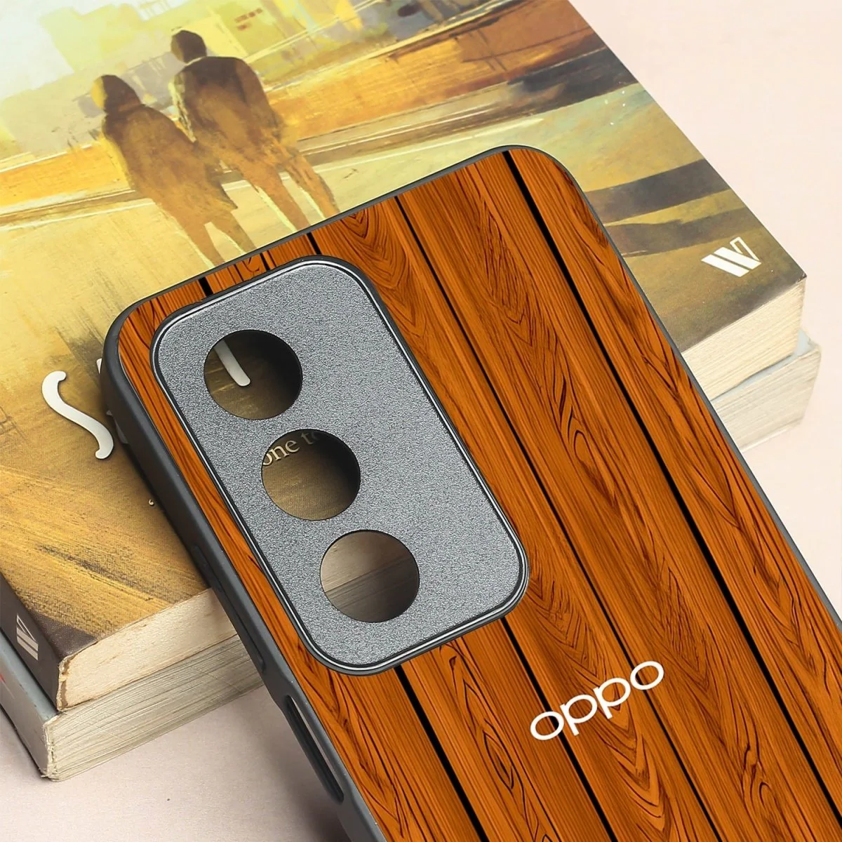 WoodCraft Touch metal back case for Oppo A3 Pro 5g - Image 3