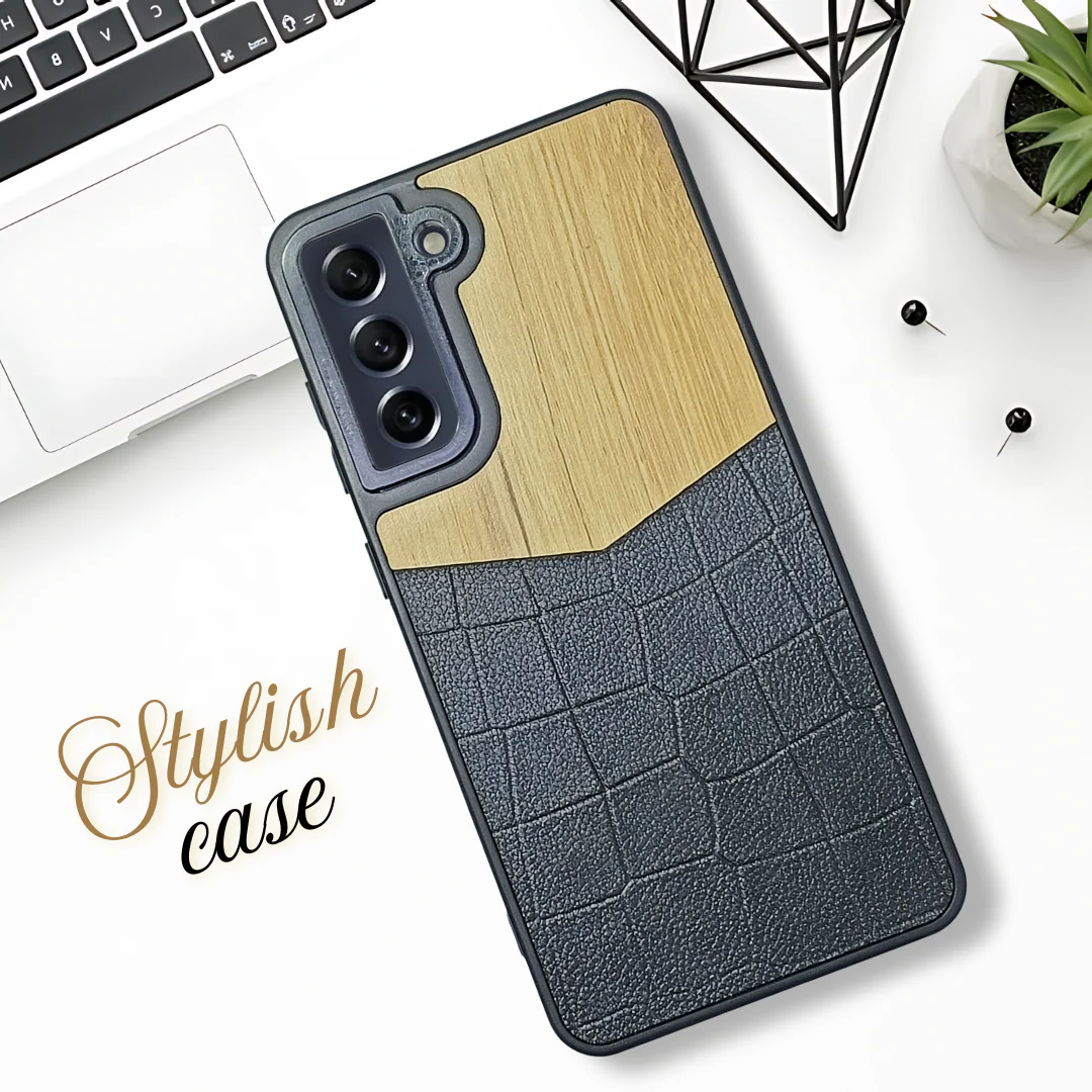 WoodTouch Cream Case for Samsung S21 Fe