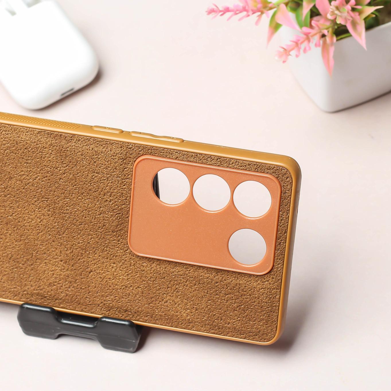 X-LEVEL Brown Leather Case for Vivo V27 - Image 3