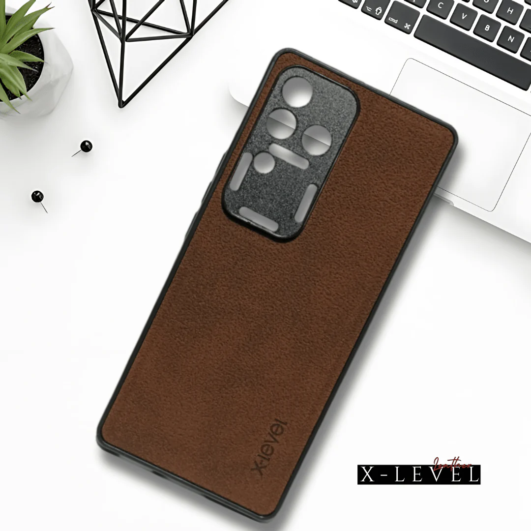 X-LEVEL Dark Brown Leather Case for Vivo V30