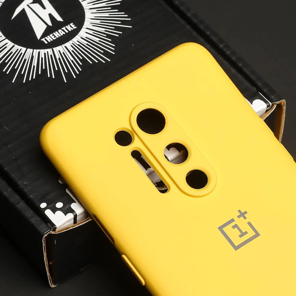 Yellow Camera Original Silicone case for Oneplus 8 Pro - Image 4