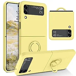 Yellow Original Silicone case for Samsung Galaxy Z FLIP 4 - Image 5