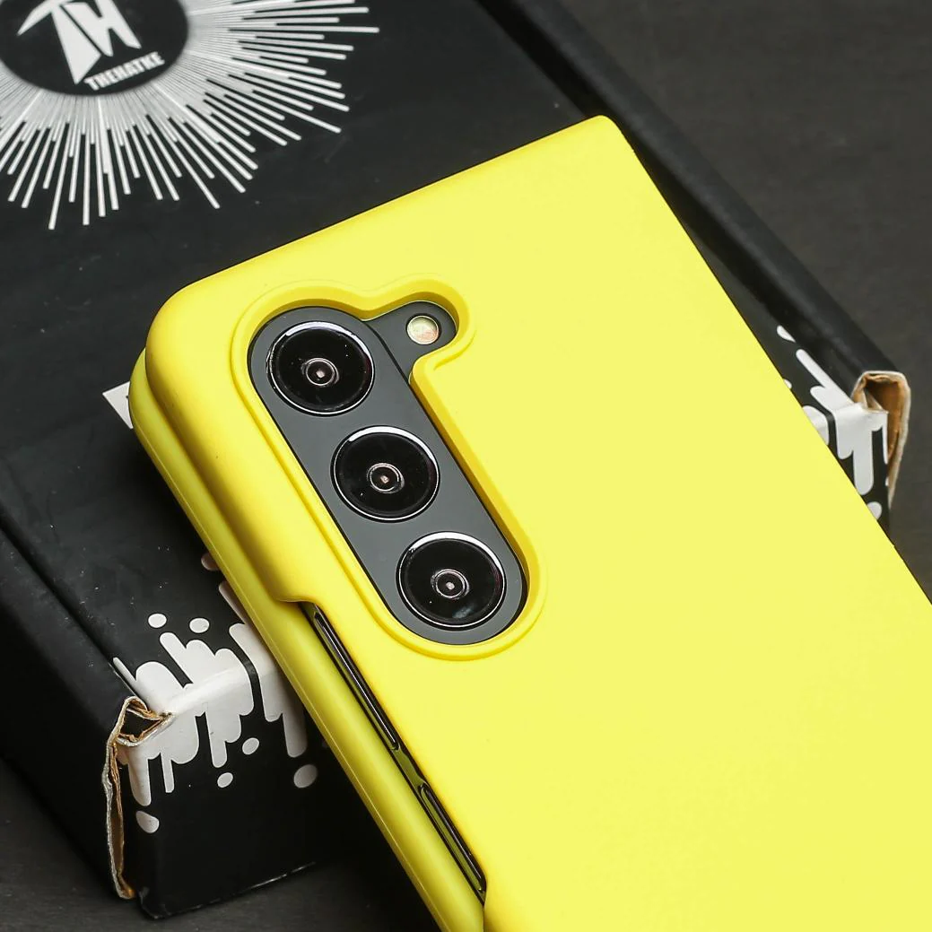 Yellow Original Silicone case for Samsung Z Fold 6 5G - Image 4