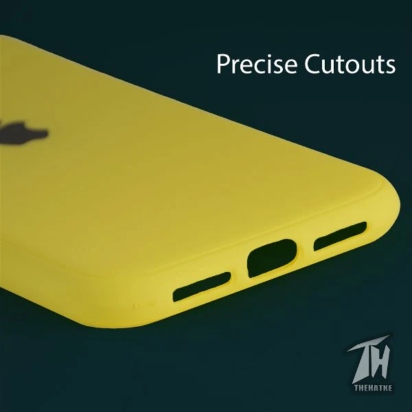 Yellow Bumper Silicone Case for Apple iphone 13 - Image 5